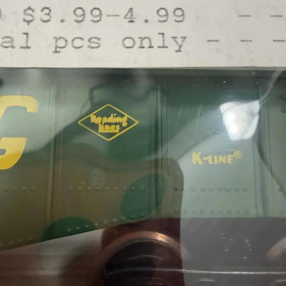 Vintage K-Line Reading RDG 6515 Gondola Train Car O Gauge Model New In Box